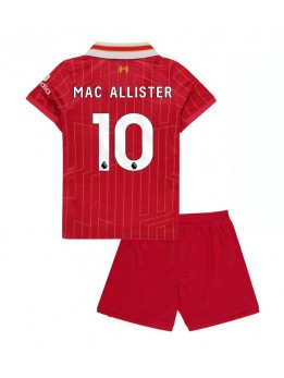 Liverpool Alexis Mac Allister #10 Heimtrikotsatz für Kinder 2024-25 Kurzarm (+ Kurze Hosen)